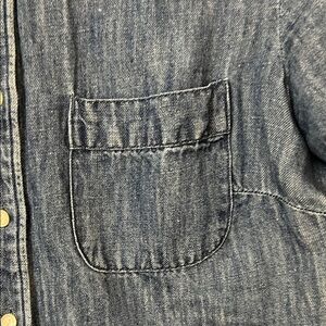 J. Crew Dark Blue Casual Button Down Shirt